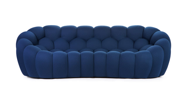 Bubble - Bubble Three Seater Sofa, Navy Textured Jersey