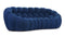 Bubble - Bubble Three Seater Sofa, Navy Textured Jersey