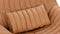 Sandra - Sandra Lounge Chair, Tan Vegan Leather