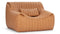 Sandra - Sandra Lounge Chair, Tan Vegan Leather