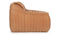 Sandra - Sandra Lounge Chair, Tan Vegan Leather
