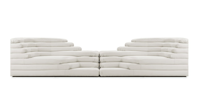 Terrazza - Terrazza Sofa Combination, Cream Vegan Leather
