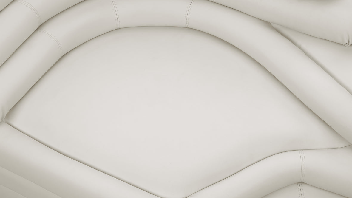 Terrazza - Terrazza Sofa, Left Arm, Cream Vegan Leather