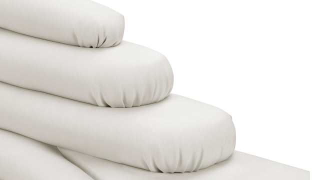 Terrazza - Terrazza Sofa, Left Arm, Cream Vegan Leather