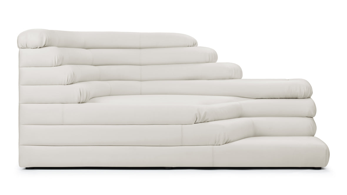 Terrazza - Terrazza Sofa, Left Arm, Cream Vegan Leather