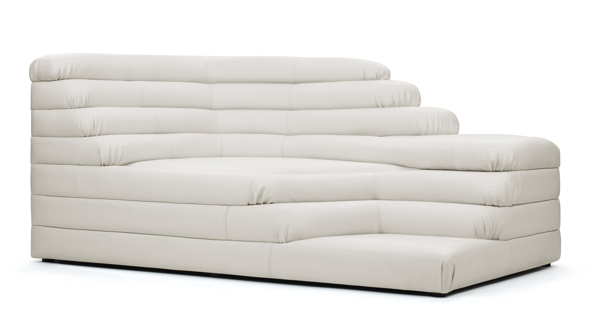Terrazza - Terrazza Sofa, Left Arm, Cream Vegan Leather