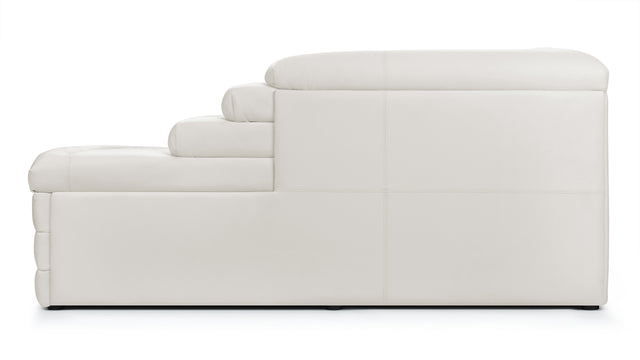 Terrazza - Terrazza Sofa, Left Arm, Cream Vegan Leather