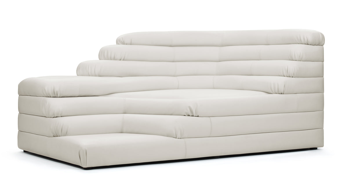 Terrazza - Terrazza Sofa, Right Arm, Cream Vegan Leather