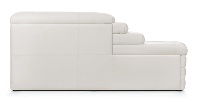 Terrazza - Terrazza Sofa, Right Arm, Cream Vegan Leather