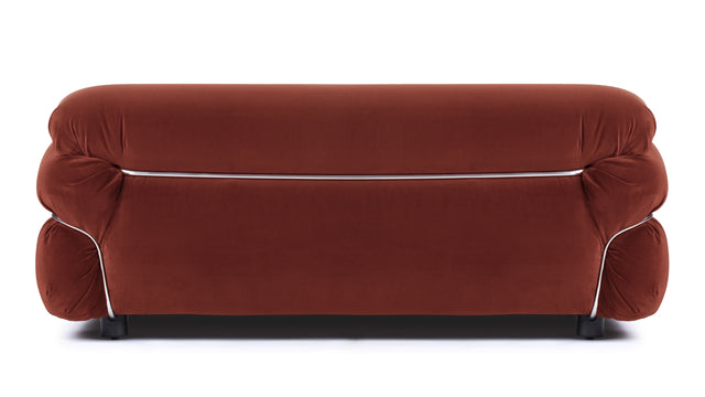 Sesann - Sesann Two Seater Sofa, Burgundy Luxe Velvet