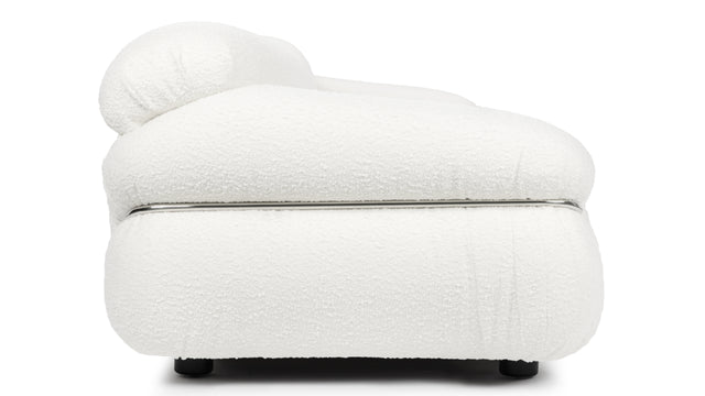 Sesann - Sesann Three Seater Sofa, White Boucle