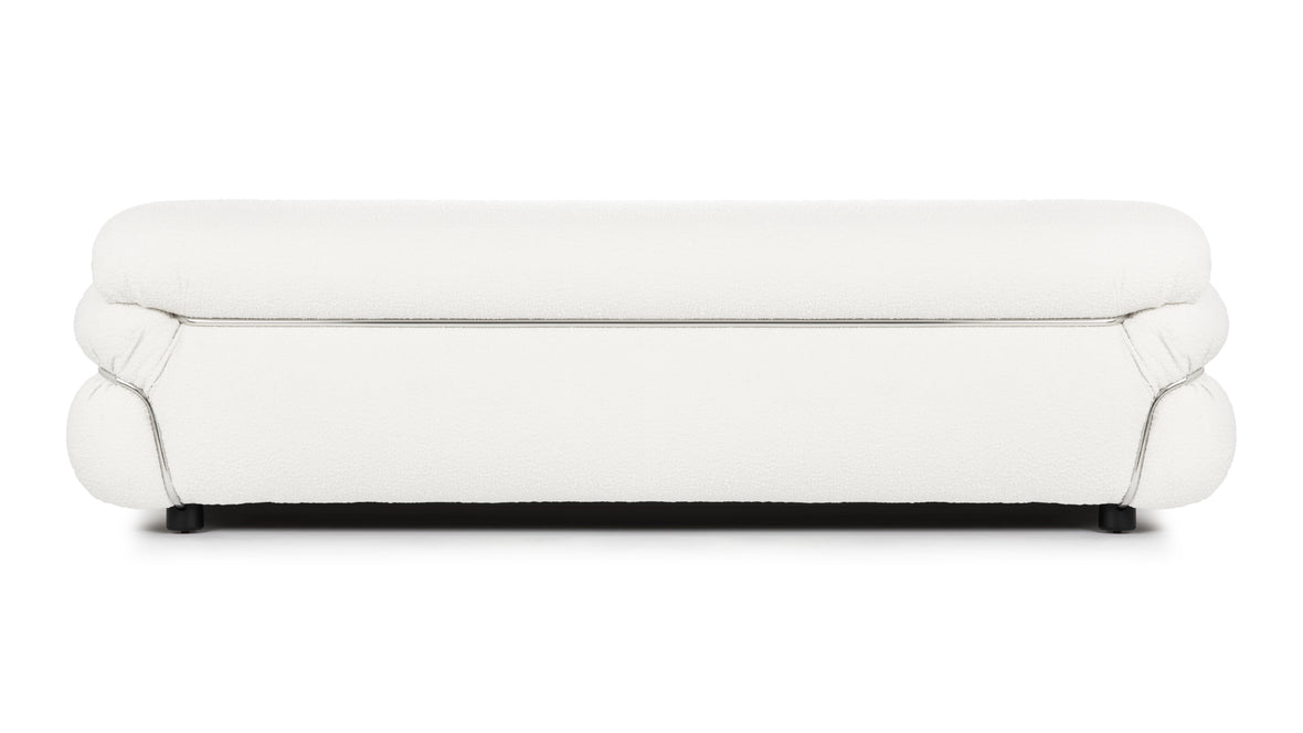 Sesann - Sesann Three Seater Sofa, White Boucle