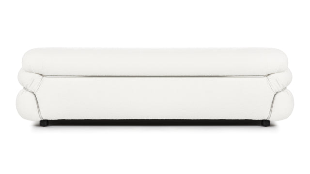 Sesann - Sesann Three Seater Sofa, White Boucle
