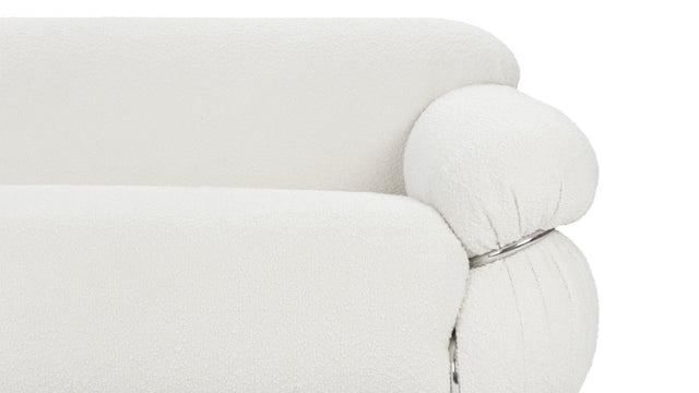 Sesann - Sesann Two Seater Sofa, White Boucle