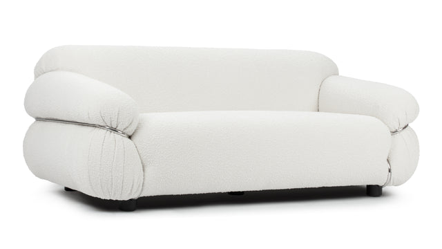 Sesann - Sesann Two Seater Sofa, White Boucle