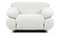 Sesann - Sesann Lounge Chair, White Boucle