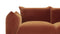 Marenco - Marenco Three Seater Sofa, Spice Velvet