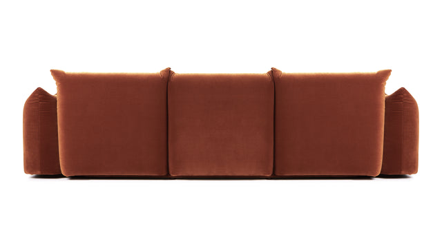 Marenco - Marenco Three Seater Sofa, Spice Velvet
