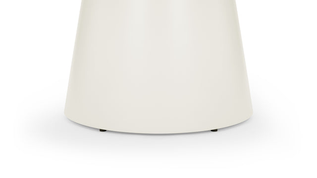 Pascal - Pascal Round Dining Table, Ivory, 59in