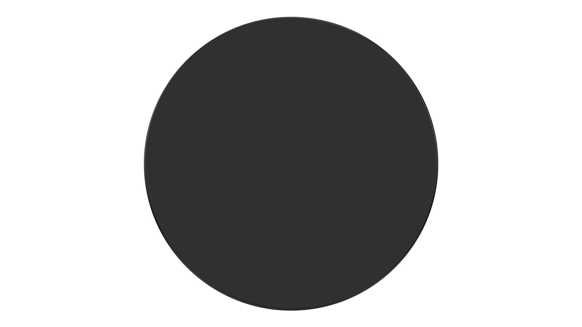 Pascal - Pascal Round Dining Table, Black, 59in