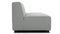 Acqua - Acqua Outdoor Sectional Module, Sofa, Left, Dove Gray Performance Weave