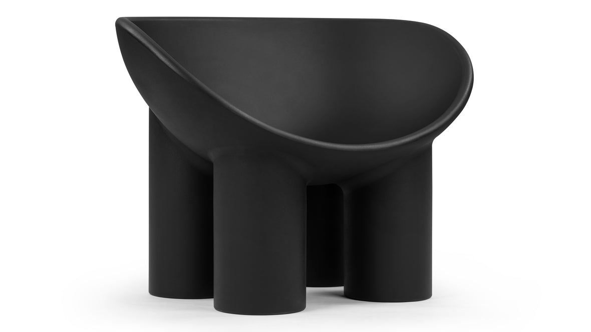 Roly Poly - Roly Poly Indoor/Outdoor Chair, Black
