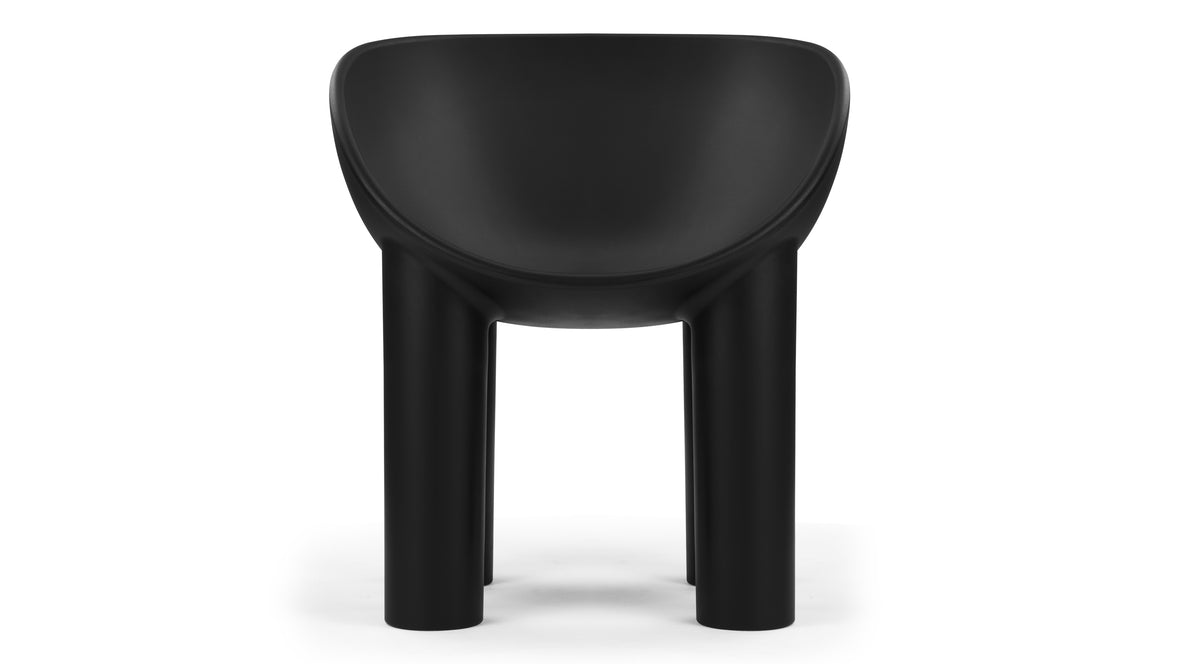 Roly Poly - Roly Poly Indoor/Outdoor Dining Chair, Black