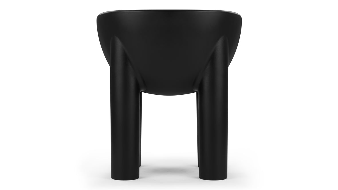 Roly Poly - Roly Poly Indoor/Outdoor Dining Chair, Black