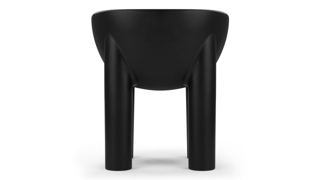 Roly Poly - Roly Poly Indoor/Outdoor Dining Chair, Black