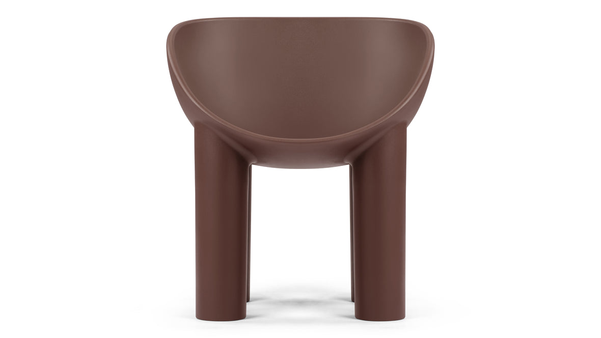 Roly Poly - Roly Poly Indoor/Outdoor Dining Chair, Chocolate