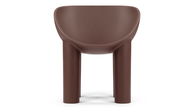 Roly Poly - Roly Poly Indoor/Outdoor Dining Chair, Chocolate