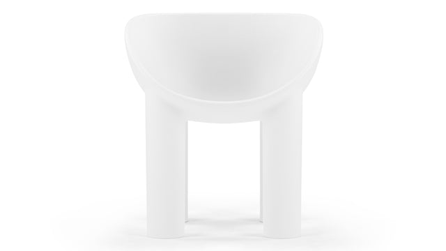 Roly Poly - Roly Poly Indoor/Outdoor Dining Chair, White