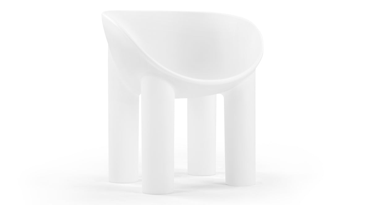 Roly Poly - Roly Poly Indoor/Outdoor Dining Chair, White