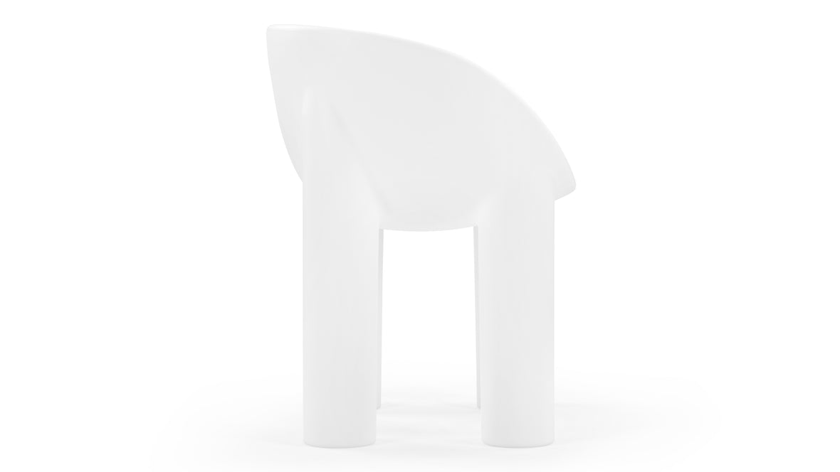 Roly Poly - Roly Poly Indoor/Outdoor Dining Chair, White
