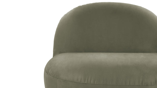 Pacha - Pacha Lounge Chair, Sage Vegan Suede