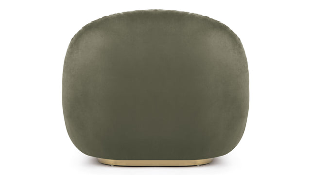 Pacha - Pacha Lounge Chair, Sage Vegan Suede