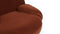 Pacha - Pacha Lounge Armchair, Russet Plush Velvet