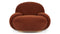 Pacha - Pacha Lounge Armchair, Russet Plush Velvet