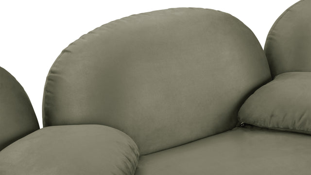 Pacha - Pacha Sofa, Sage Vegan Suede