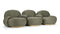 Pacha - Pacha Sofa, Sage Vegan Suede