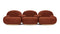 Pacha - Pacha Sofa, Russet Plush Velvet