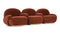 Pacha - Pacha Sofa, Russet Plush Velvet