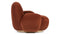 Pacha - Pacha Sofa, Russet Plush Velvet