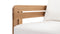 Lusso - Lusso Outdoor Lounge Chair, Natural Teak with White Cushions