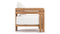 Lusso - Lusso Outdoor Lounge Chair, Natural Teak with White Cushions