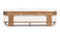 Lusso - Lusso Outdoor Sofa, Natural Teak with White Cushions