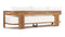 Lusso - Lusso Outdoor Sofa, Natural Teak with White Cushions