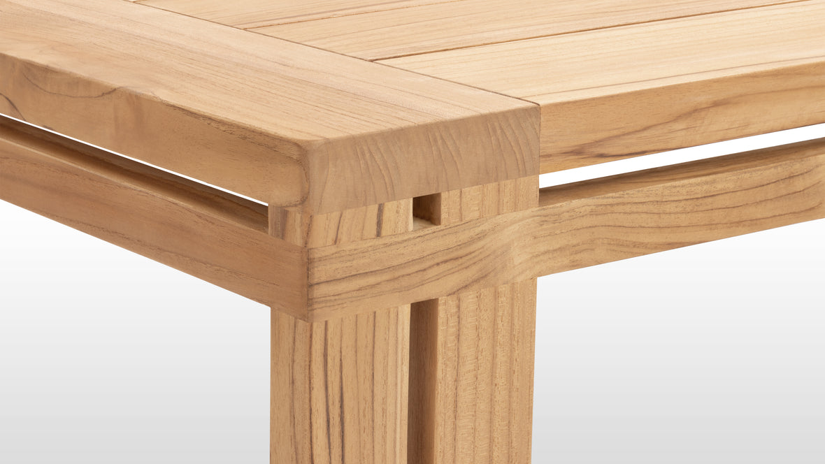 Lusso - Lusso Outdoor Coffee Table, Natural Teak