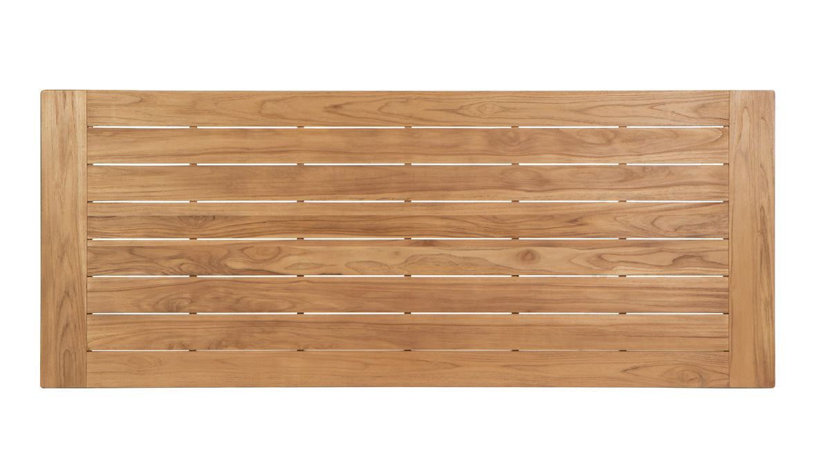 Lusso - Lusso Outdoor Dining Table, Natural Teak
