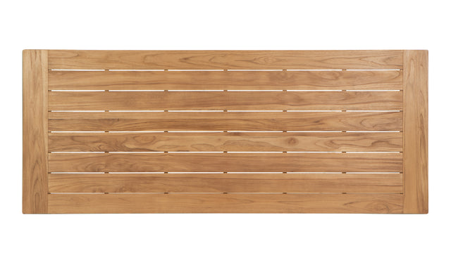 Lusso - Lusso Outdoor Dining Table, Natural Teak